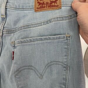 Levi's Light Blue Straight Leg Jeans